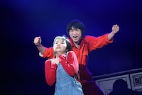 「つかこうへい十七回忌特別公演『熱海殺人事件』ラストメッセージ」チームユニコーンより。（Photo by RUP）