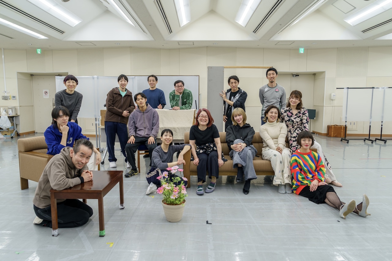 「流々転々 KOBE1942-1946」稽古の様子。（撮影：岩田えり）