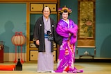 「三山ひろし特別公演 市川由紀乃特別出演 松竹新喜劇参加」より、第1部「紺屋と高尾」の様子。（撮影：河上良）