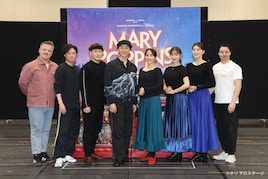 「メリー・ポピンズ」稽古場公開、濱田めぐみ・笹本玲奈・朝夏まなとらが“言葉の魔法”を届ける