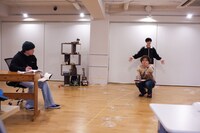 舞台「TRIANGLE」稽古の様子。