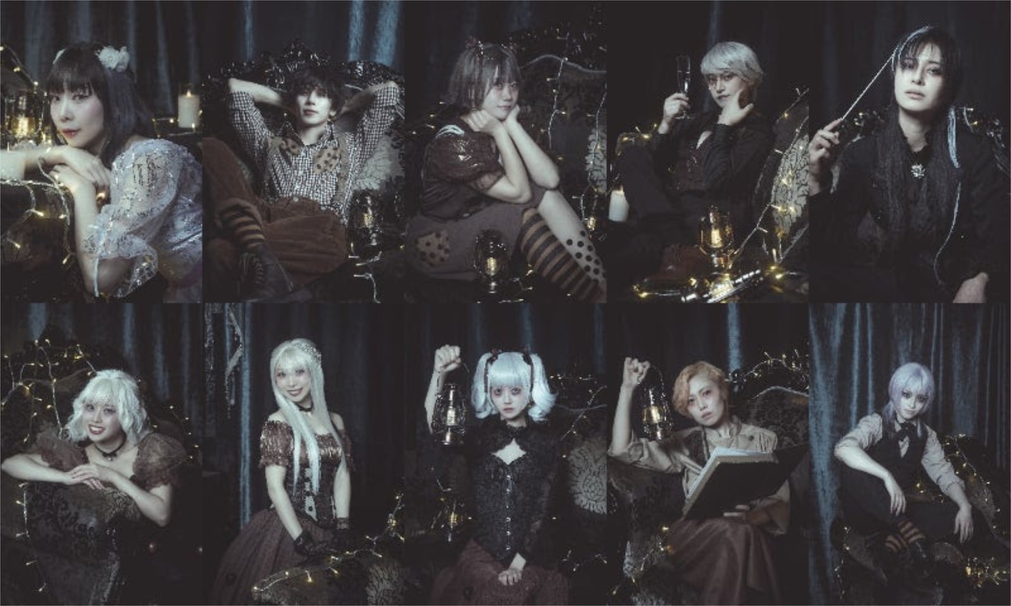 Colorpointe バレエミュージカル「Giselle in Haunted book store」Unholy組キャストビジュアル