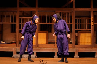 「劇団『忍たま乱太郎』長屋物語～五年生、きのうも今日もあしたもの段～」より。（撮影：岩田えり）