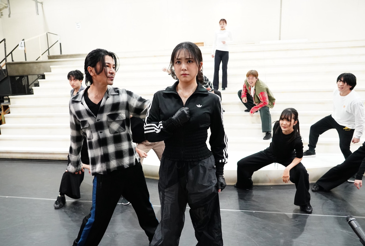 ミュージカル「破果（パグァ）」の稽古場取材会より。