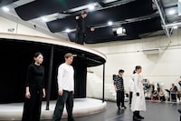 ミュージカル「破果（パグァ）」の稽古場取材会より。