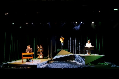 舞台「TRIANGLE」明日まで、伊藤裕一「スリリングな三角形を、ハラハラしながら見守って」