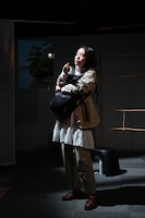 譜面絵画「プレミアムの果て」より。（撮影：大川あやの / 譜面絵画）