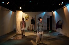 譜面絵画「プレミアムの果て」より。（撮影：大川あやの / 譜面絵画）