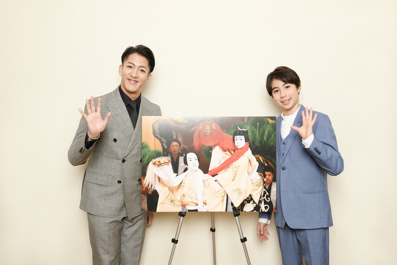 尾上右近と尾上眞秀、2年ぶりの「連獅子」に熱い思い語る