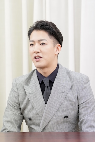 「連獅子」記者会見より、尾上右近。