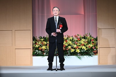 芸術栄誉賞を受賞した片岡仁左衛門。