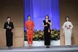 優秀女優賞を受賞した面々。左から桑原裕子、小池栄子、sara、瀬戸さおり。