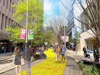 日比谷仲通りのイメージ。