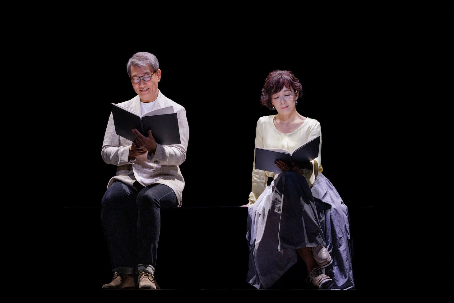 リーディングドラマ「終わった人」より。（撮影：山本倫子）