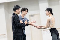 東京バレエ団「かぐや姫」公開リハーサルより。