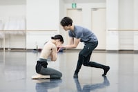 東京バレエ団「かぐや姫」公開リハーサルより。