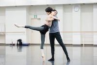 東京バレエ団「かぐや姫」公開リハーサルより。