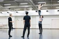 東京バレエ団「かぐや姫」公開リハーサルより。