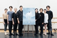 東京バレエ団「かぐや姫」囲み取材より。