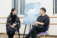 東京バレエ団「かぐや姫」囲み取材より。