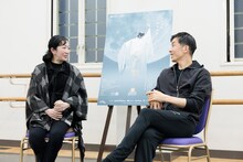 東京バレエ団「かぐや姫」囲み取材より。
