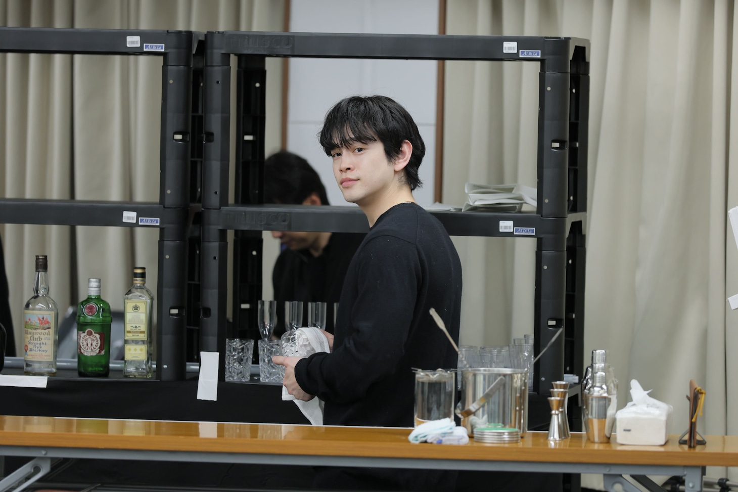 音楽劇「アカネイロのプレリュード～赤坂の奏～」稽古の様子。