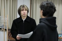 音楽劇「アカネイロのプレリュード～赤坂の奏～」稽古の様子。