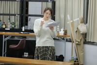 音楽劇「アカネイロのプレリュード～赤坂の奏～」稽古の様子。