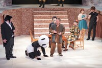 劇団東京ミルクホール第28回本公演 J.K.Goodman さよなら特別興行「虹色のトロツキー 建国大学篇」より。