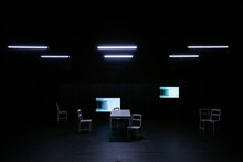 円盤に乗る派「いまのところまだ存在しているわたしのたましいが……」より。（撮影：濱田晋）