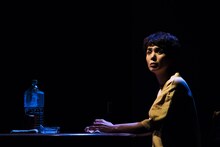 ぱぷりか「どっか行け！クソたいぎい我が人生」（2022年）より。（撮影：堀山俊紀）