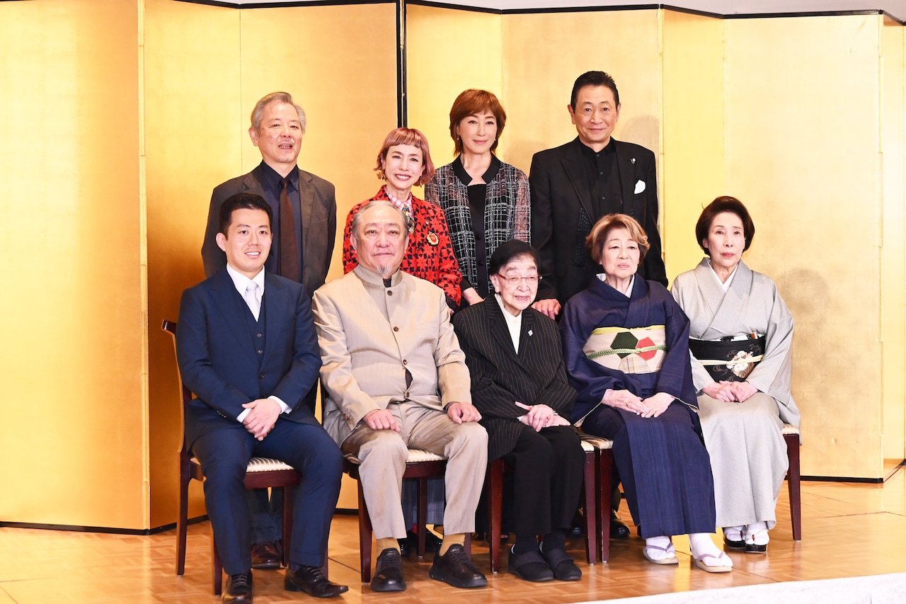 新派・松竹新喜劇 合同喜劇公演「お種と仙太郎」「明日の幸福」記者会見より。