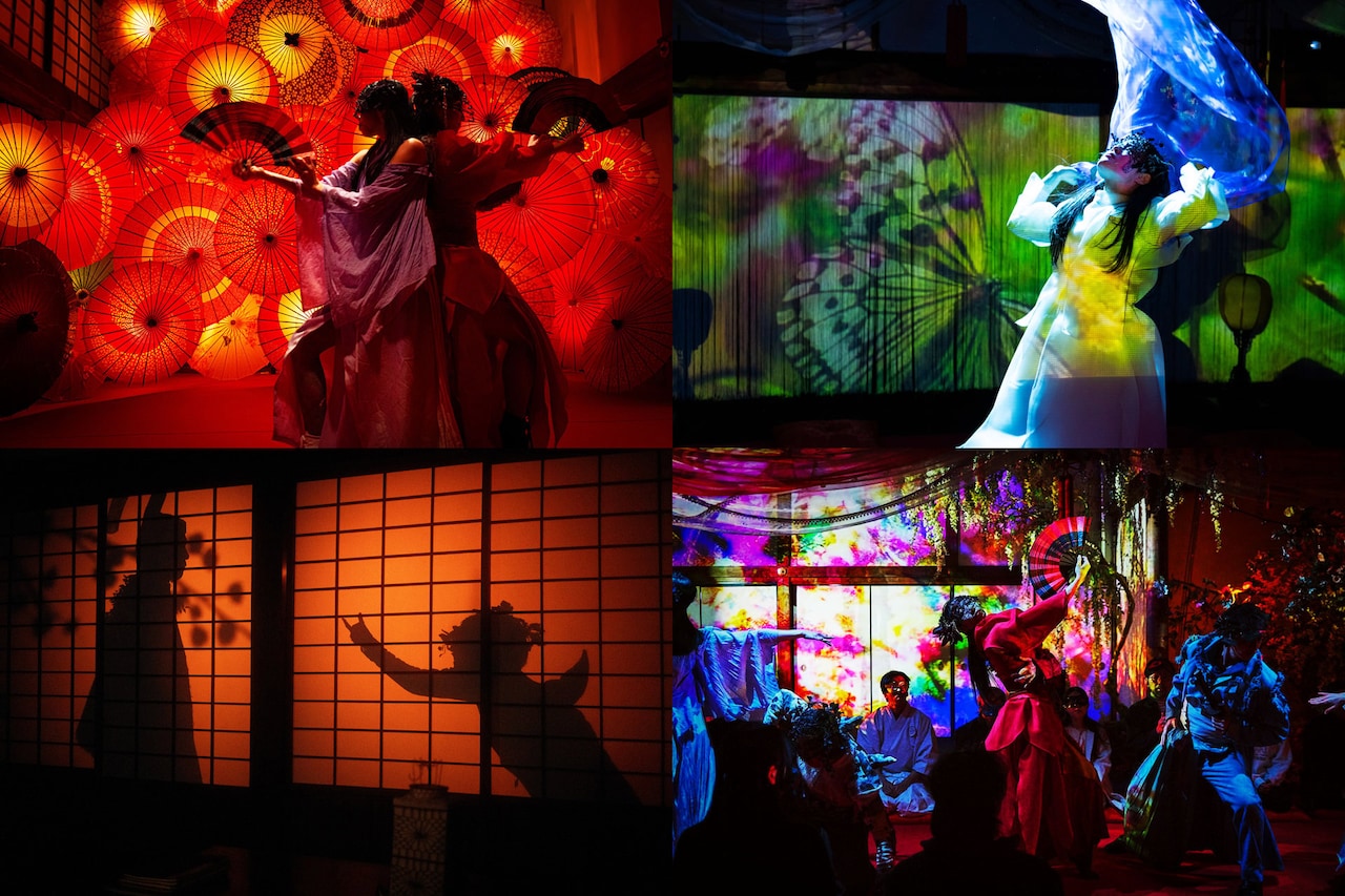 KYOTO NIPPON FESTIVAL 2026 イマーシブシアター「花宵の大茶会」より。