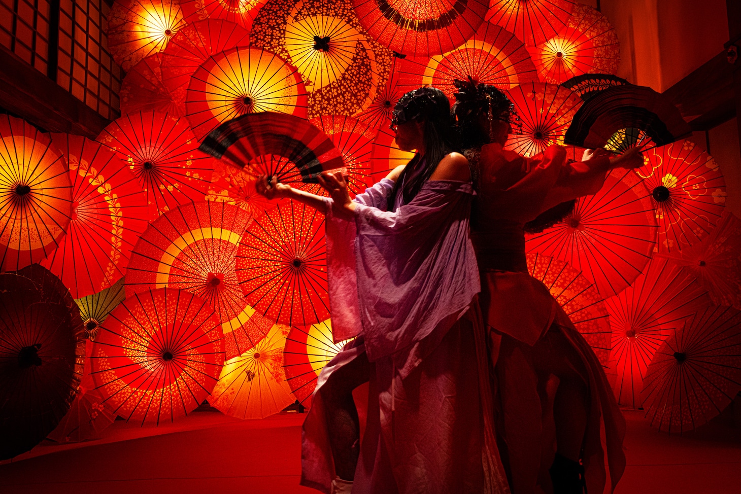 KYOTO NIPPON FESTIVAL 2026 イマーシブシアター「花宵の大茶会」より。