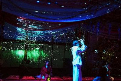 KYOTO NIPPON FESTIVAL 2026 イマーシブシアター「花宵の大茶会」より。