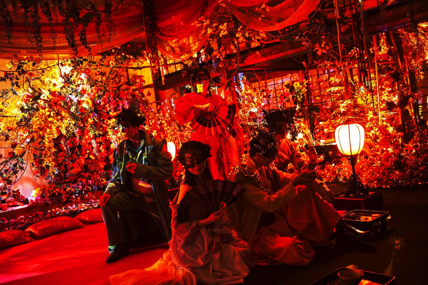 KYOTO NIPPON FESTIVAL 2026 イマーシブシアター「花宵の大茶会」より。