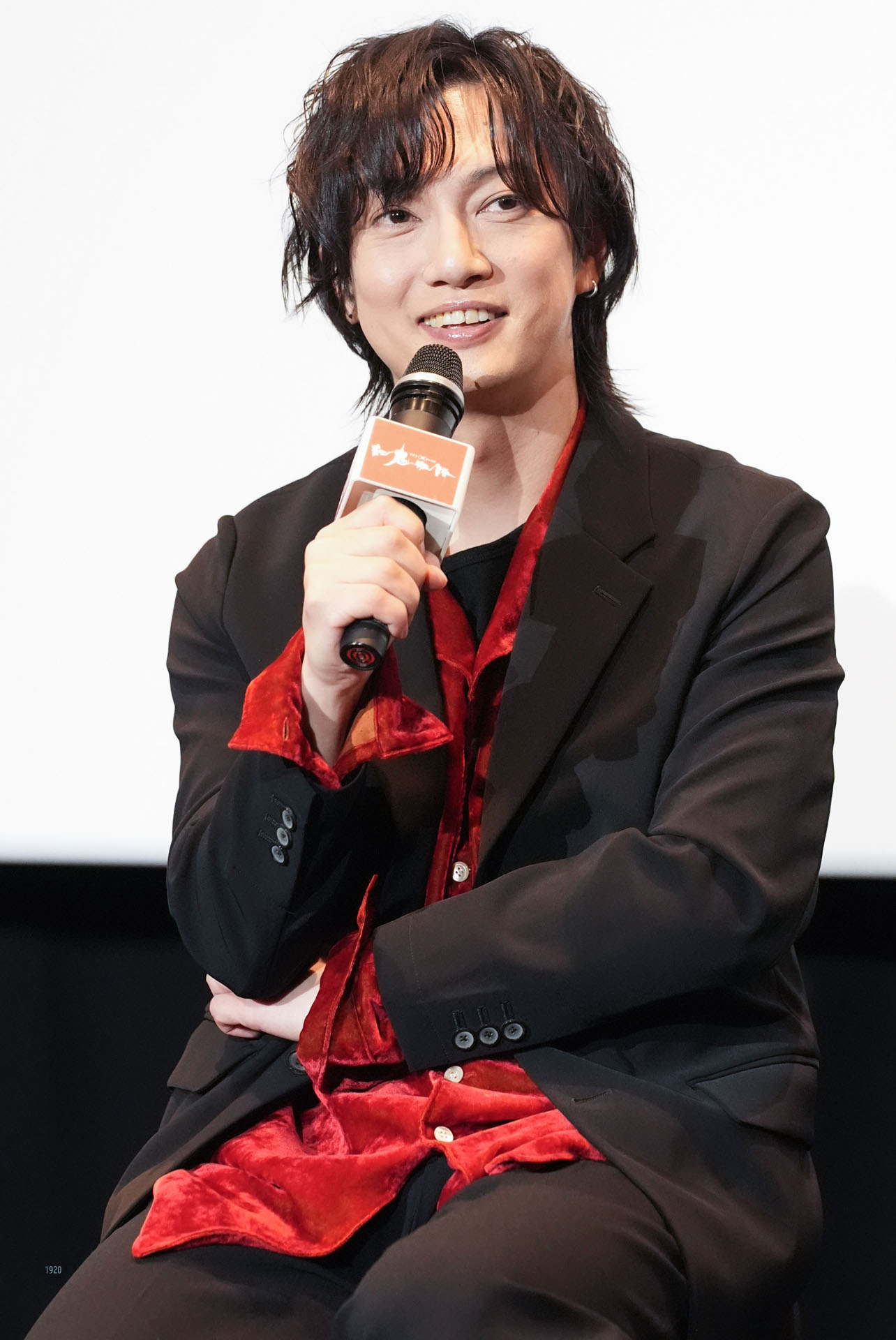 「ゲキ×シネ『紅鬼物語』」舞台挨拶より、喜矢武豊。