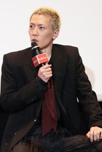 「ゲキ×シネ『紅鬼物語』」舞台挨拶より、早乙女友貴。