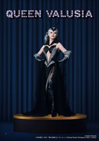 Team Gold Moonより、桜井しおり扮するクイーン・ヴァルシアのキャラクタービジュアル。