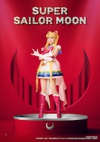 Team Silver Moonより、山口夢菜扮するスーパーセーラームーン / 月野うさぎのキャラクタービジュアル。