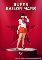 Team Silver Moonより、赤城凛空扮するスーパーセーラーマーズ / 火野レイのキャラクタービジュアル。