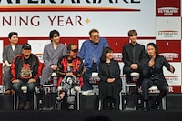 EX THEATER ARIAKE（東京ドリームパーク内）オープニングラインナップ発表会より。