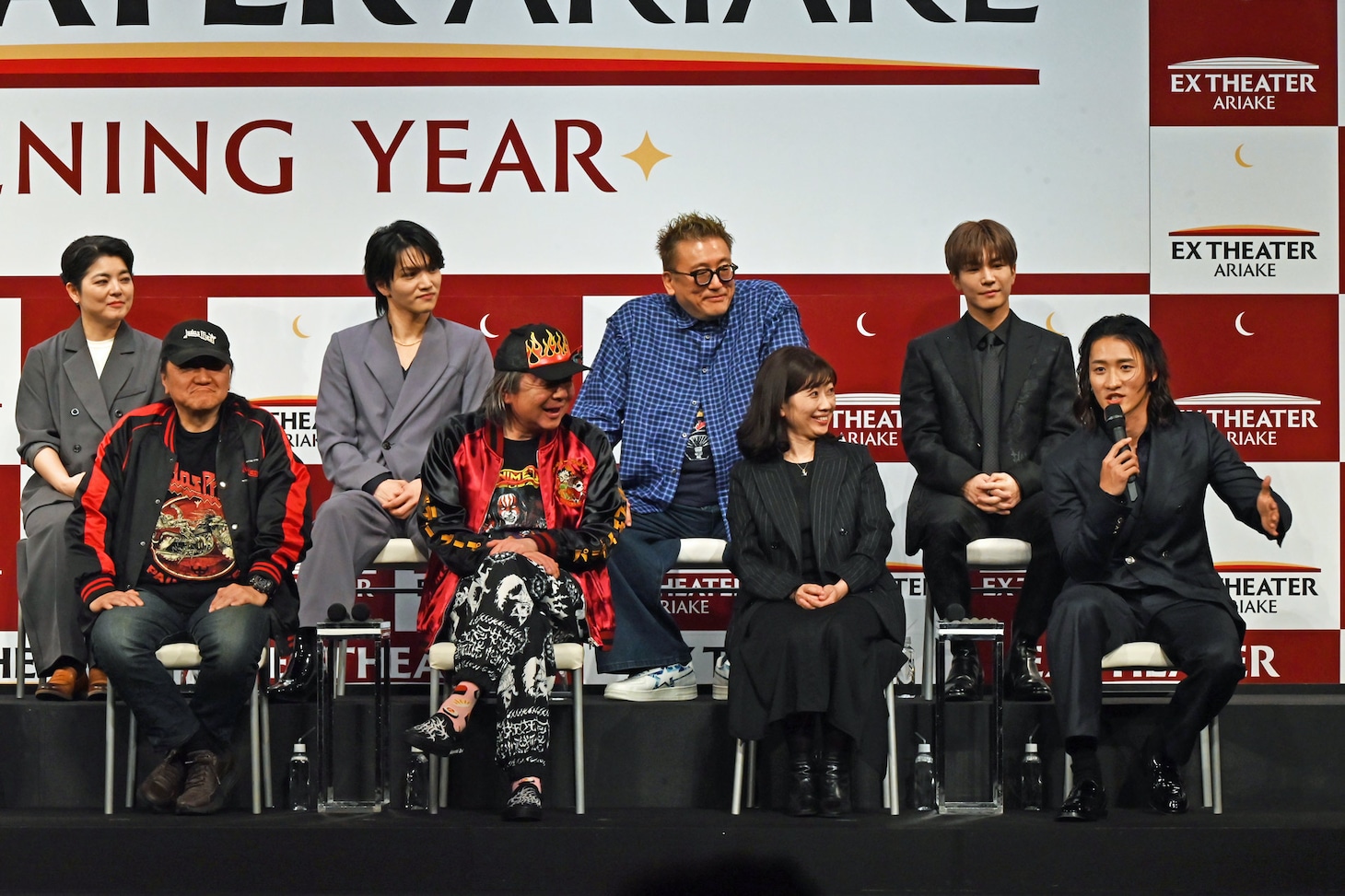 EX THEATER ARIAKE（東京ドリームパーク内）オープニングラインナップ発表会より。