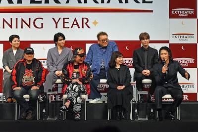 EX THEATER ARIAKE（東京ドリームパーク内）オープニングラインナップ発表会より。