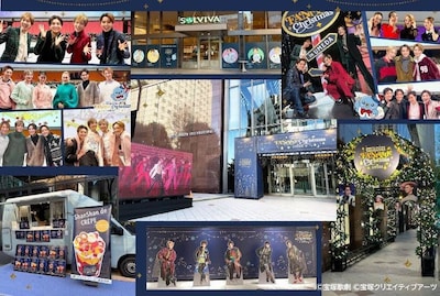 「TAKARAZUKA FANtastic Christmas in UMEDA」の様子。