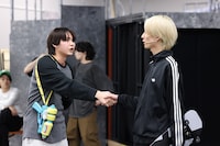 「ミュージカル『フラガリアメモリーズ』～でぃあ・まい・ふれんず！～」稽古より。（撮影：石倉ゆう）