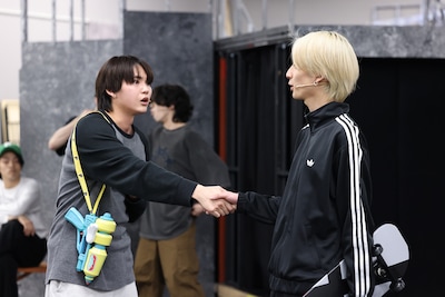 「ミュージカル『フラガリアメモリーズ』～でぃあ・まい・ふれんず！～」稽古より。（撮影：石倉ゆう）