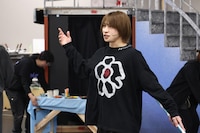 「ミュージカル『フラガリアメモリーズ』～でぃあ・まい・ふれんず！～」稽古より。（撮影：石倉ゆう）