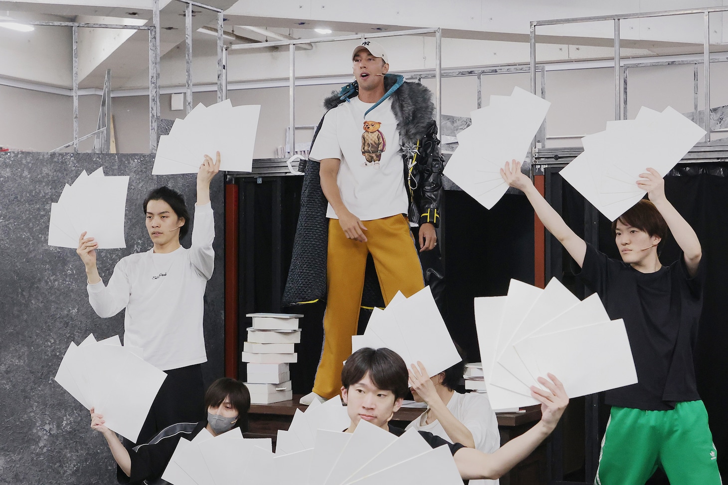 「ミュージカル『フラガリアメモリーズ』～でぃあ・まい・ふれんず！～」稽古より。（撮影：石倉ゆう）