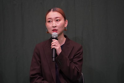 「世田谷パブリックシアター 2026年度ラインアップ発表会」より、稲葉賀恵。